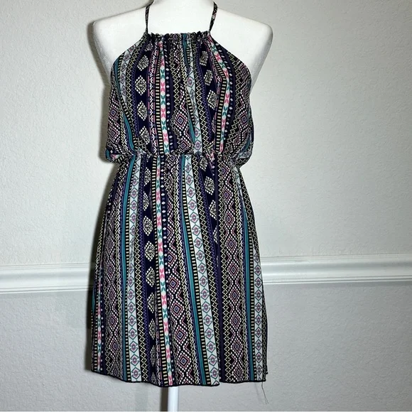 Halter Bohemian Dress Size Large - Picture 3 of 4